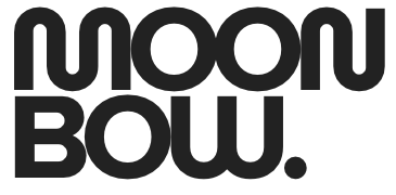 MOON BOW. 달무지개 로고